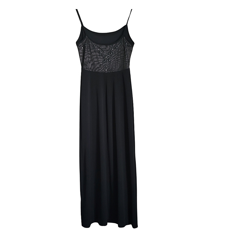 Lori Ann Long Black Gown Dress Size 10